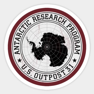 ANTARCTIC RESEARCH PROGRAM U.S. OUTPOST 31 Sticker